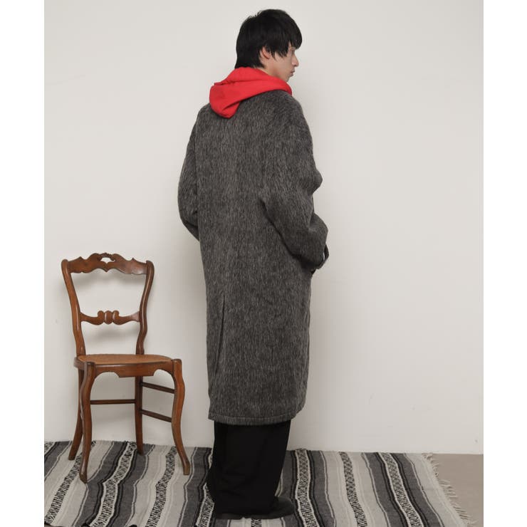 シャギーオーバーコート | WEGO【MEN】 | 詳細画像23 