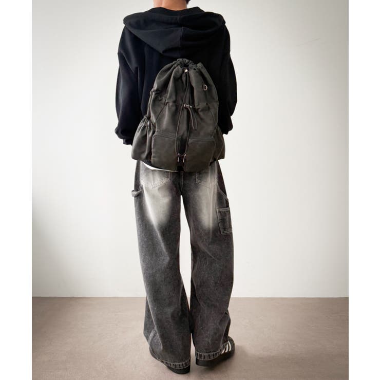 2ポケットPUドロストナップサック | WEGO【MEN】 | 詳細画像5 