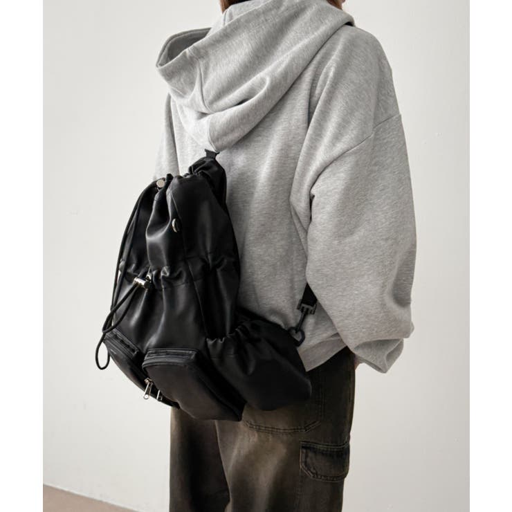 2ポケットPUドロストナップサック | WEGO【MEN】 | 詳細画像21 