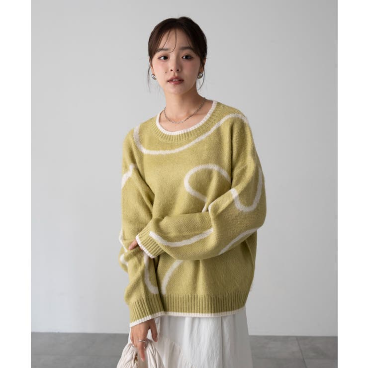 ニュアンスライン配色プルオーバー | WEGO【WOMEN】 | 詳細画像8 