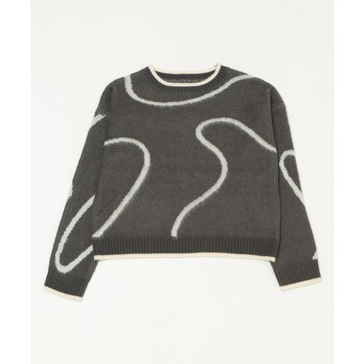 ニュアンスライン配色プルオーバー | WEGO【WOMEN】 | 詳細画像14 