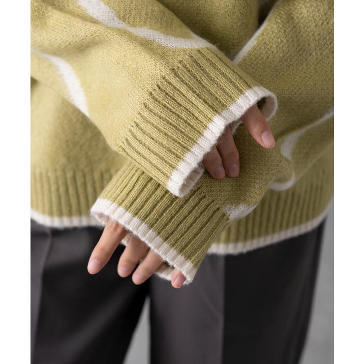 ニュアンスライン配色プルオーバー | WEGO【WOMEN】 | 詳細画像16 