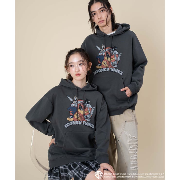 LOONEYTUNESグラフィックプルオーバー | WEGO【MEN】 | 詳細画像4 
