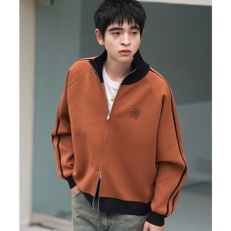 ライントラックニットジャケット | WEGO【MEN】 | 詳細画像1 