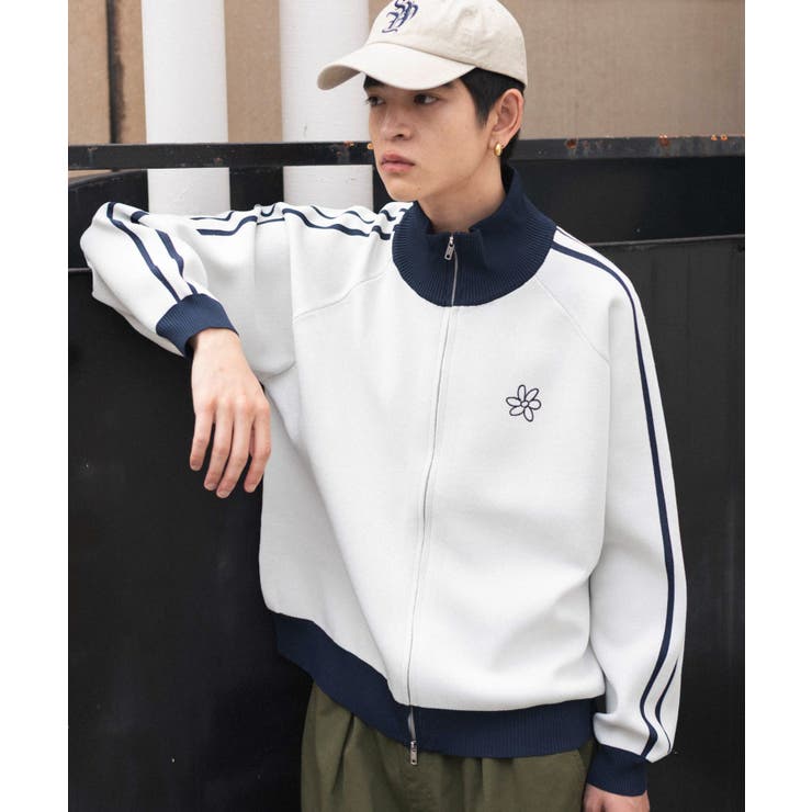 ライントラックニットジャケット | WEGO【MEN】 | 詳細画像14 