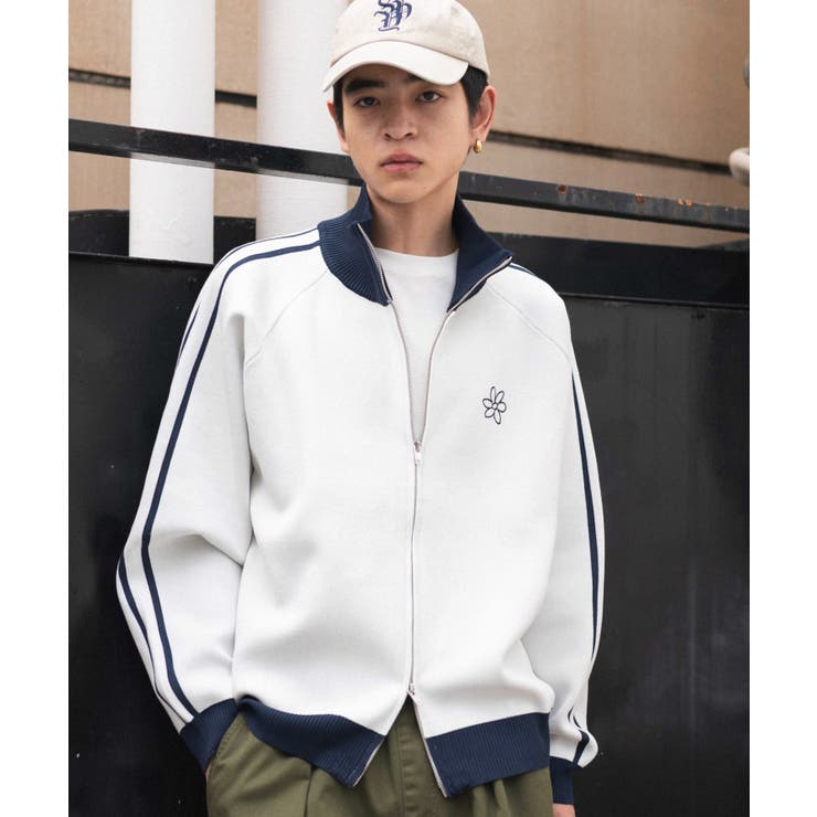 ライントラックニットジャケット | WEGO【MEN】 | 詳細画像16 