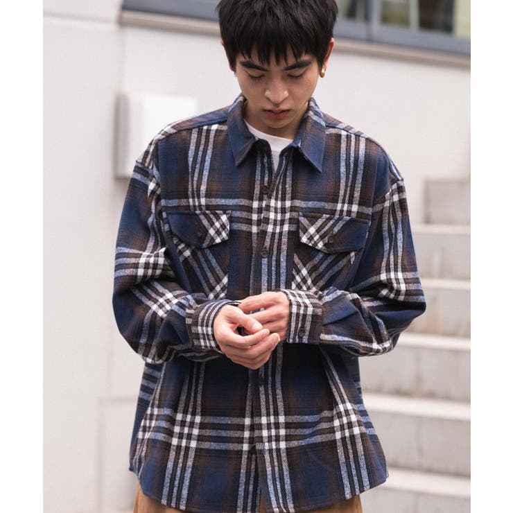 ヘビーネルチェックシャツ(LS) | WEGO【MEN】 | 詳細画像4 