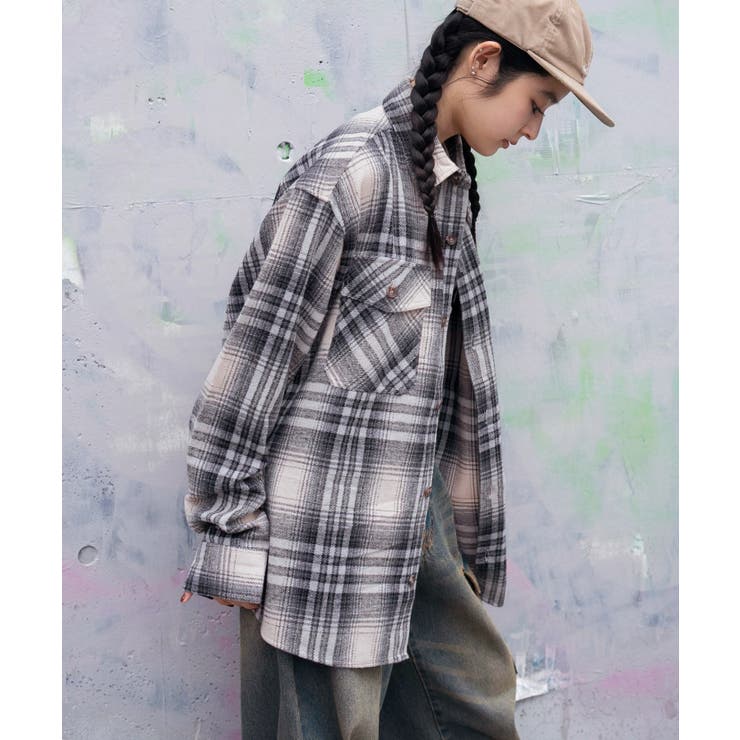 ヘビーネルチェックシャツ(LS) | WEGO【MEN】 | 詳細画像32 