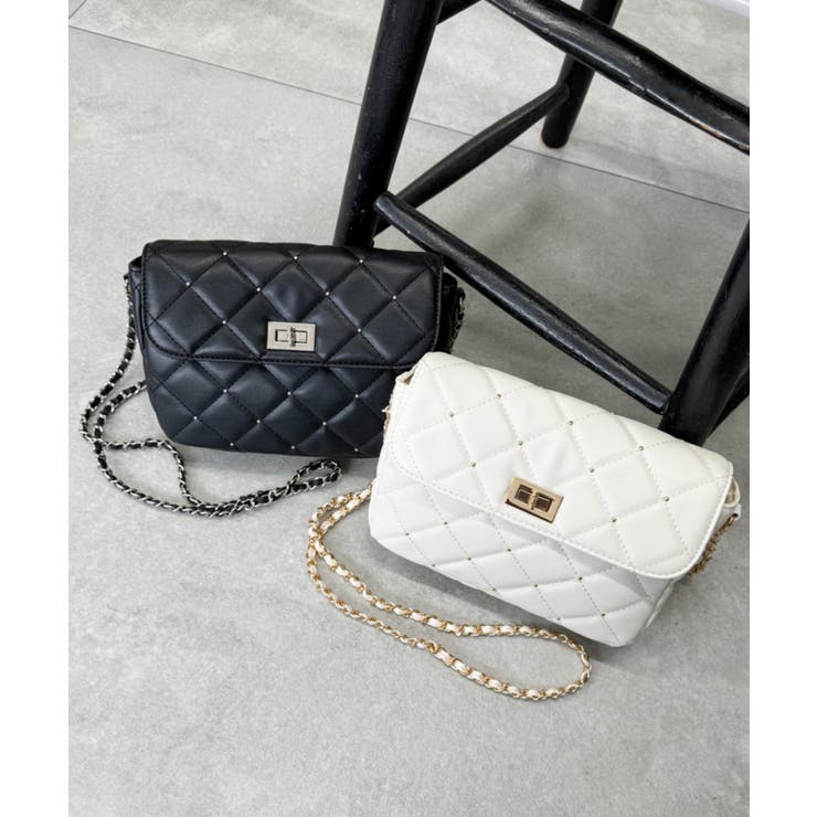 キルティングフラップチェーンショルダー | WEGO【MEN】 | 詳細画像4 