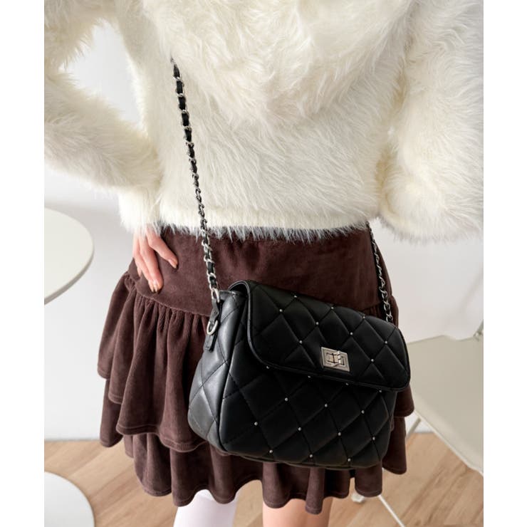 キルティングフラップチェーンショルダー | WEGO【MEN】 | 詳細画像13 