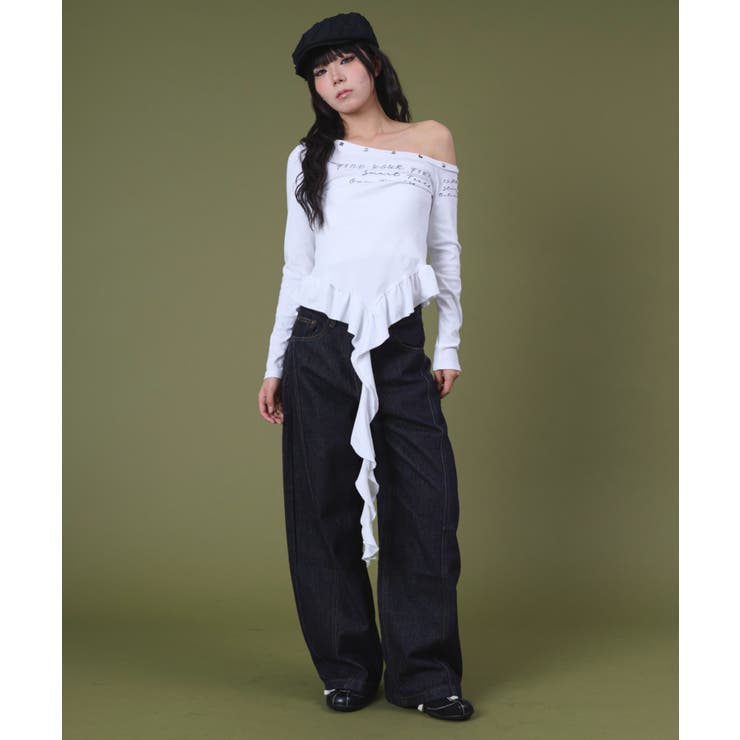 スラブカーブデニム | WEGO【WOMEN】 | 詳細画像6 