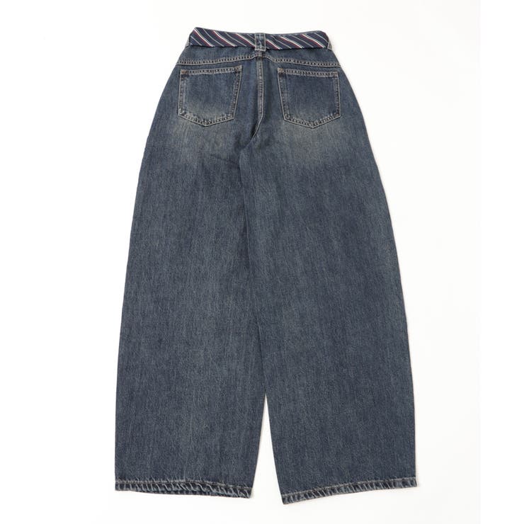 タイ付きワイドデニム | WEGO【WOMEN】 | 詳細画像13 