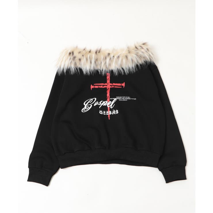 ファーオフショルダークロスプルオーバー | WEGO【WOMEN】 | 詳細画像11 