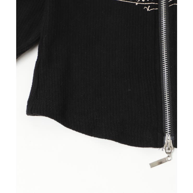 ファーグラフィックWジップニット | WEGO【WOMEN】 | 詳細画像14 