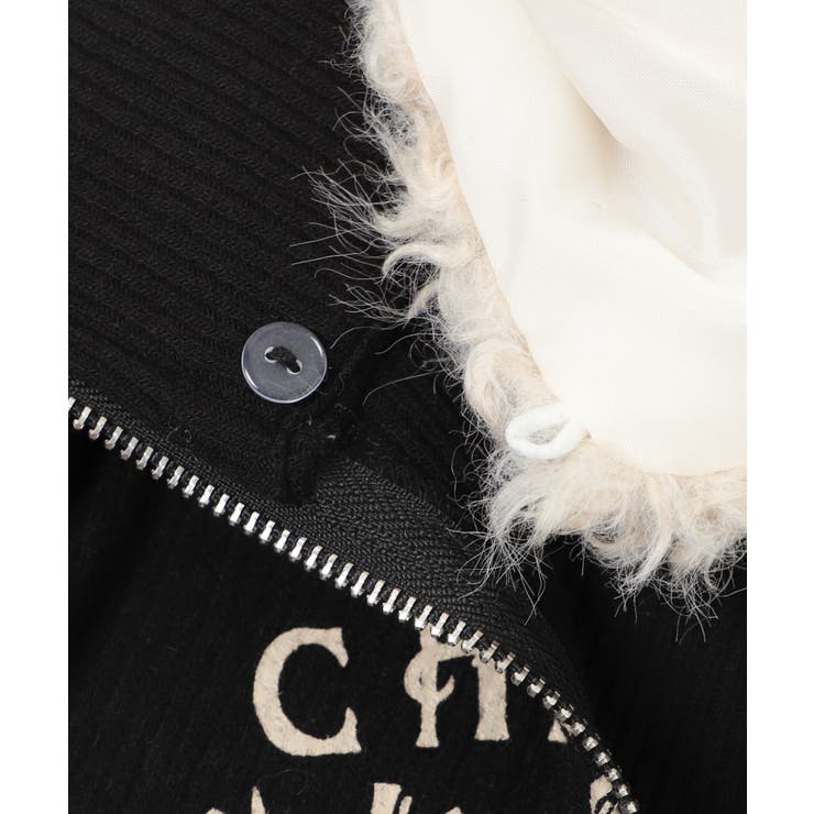 ファーグラフィックWジップニット | WEGO【WOMEN】 | 詳細画像16 