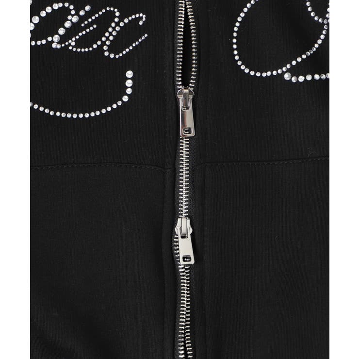 ラインストーンロゴファ-ジップーパーカー | WEGO【WOMEN】 | 詳細画像16 