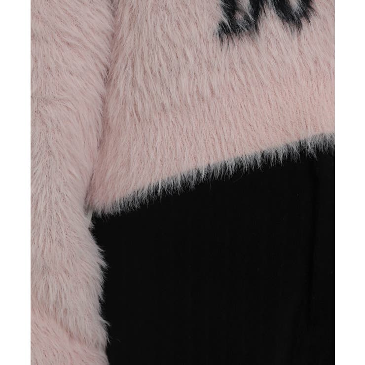 ロゴシャギーショートニット | WEGO【WOMEN】 | 詳細画像8 