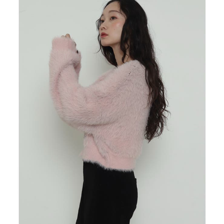 ロゴシャギーショートニット | WEGO【WOMEN】 | 詳細画像11 