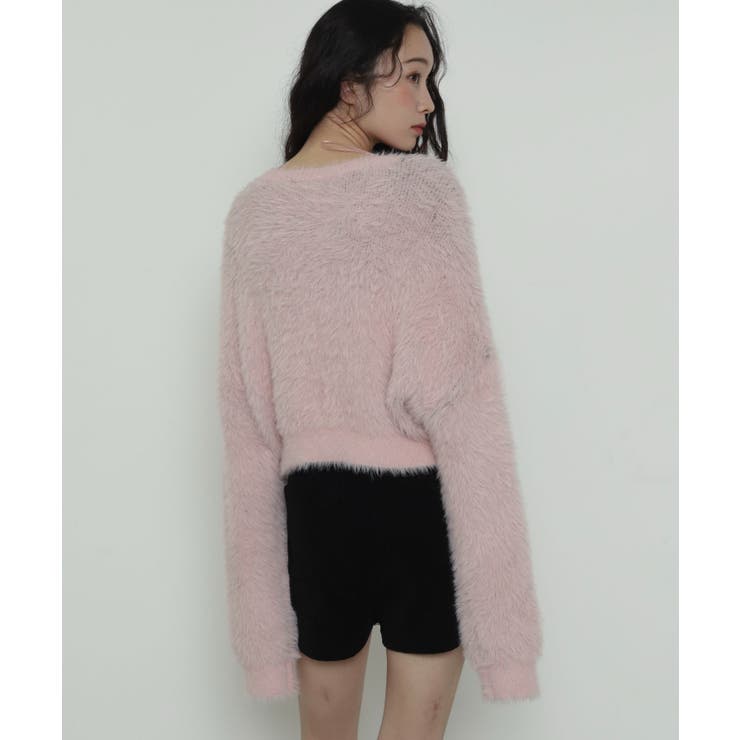 ロゴシャギーショートニット | WEGO【WOMEN】 | 詳細画像12 