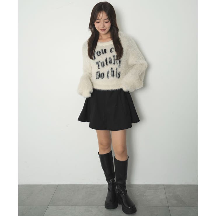 ロゴシャギーショートニット | WEGO【WOMEN】 | 詳細画像22 