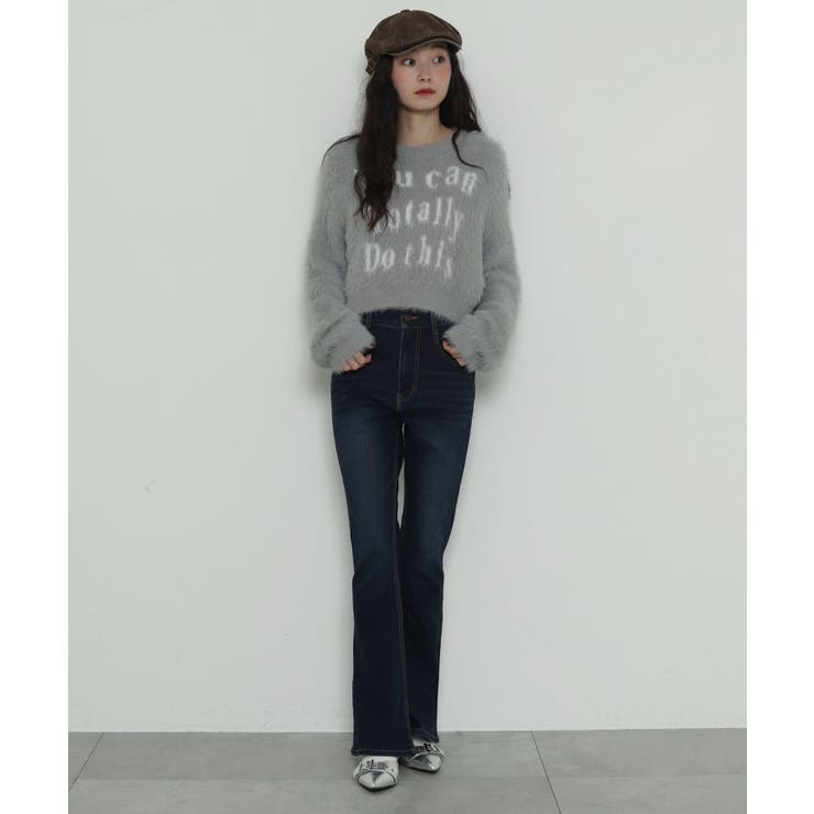ロゴシャギーショートニット | WEGO【WOMEN】 | 詳細画像26 