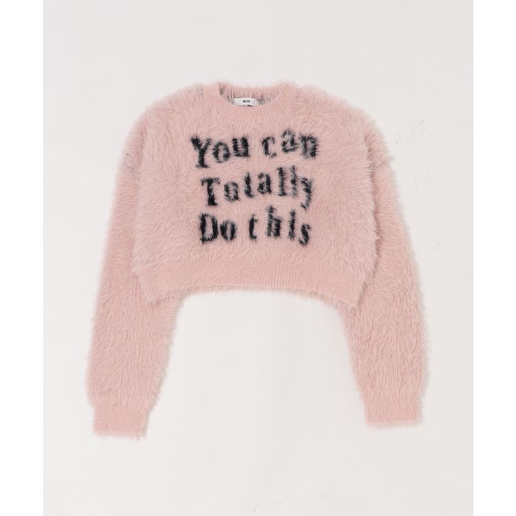 ロゴシャギーショートニット | WEGO【WOMEN】 | 詳細画像28 