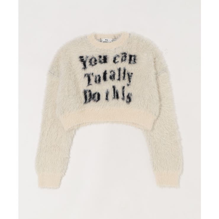 ロゴシャギーショートニット | WEGO【WOMEN】 | 詳細画像29 