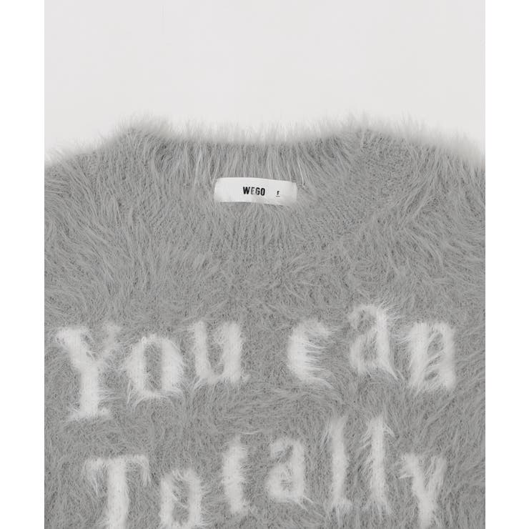 ロゴシャギーショートニット | WEGO【WOMEN】 | 詳細画像32 