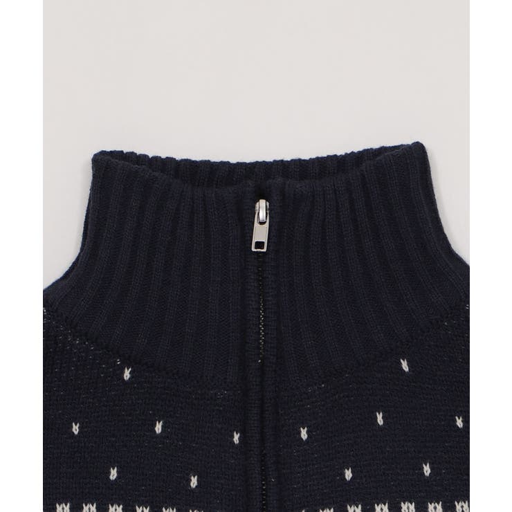 ノルディック柄ハーフジップニット | WEGO【WOMEN】 | 詳細画像30 