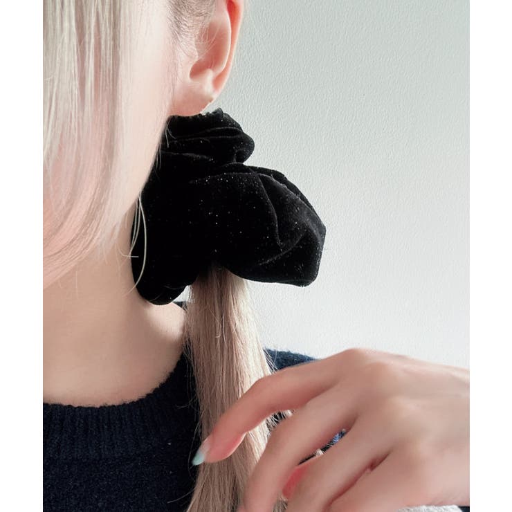 ブラック | Lベロアラメシュシュ | WEGO【WOMEN】