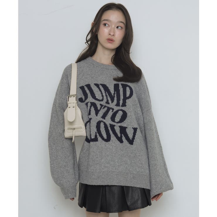 柄2 | フラッフィーグラフィックニットBIGプルオーバー | WEGO【WOMEN】