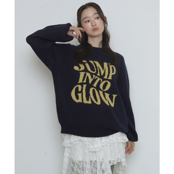 柄7 | フラッフィーグラフィックニットBIGプルオーバー | WEGO【WOMEN】