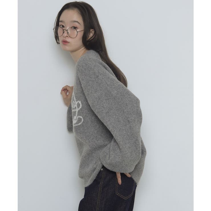 フラッフィーグラフィックニットBIGプルオーバー | WEGO【WOMEN】 | 詳細画像53 