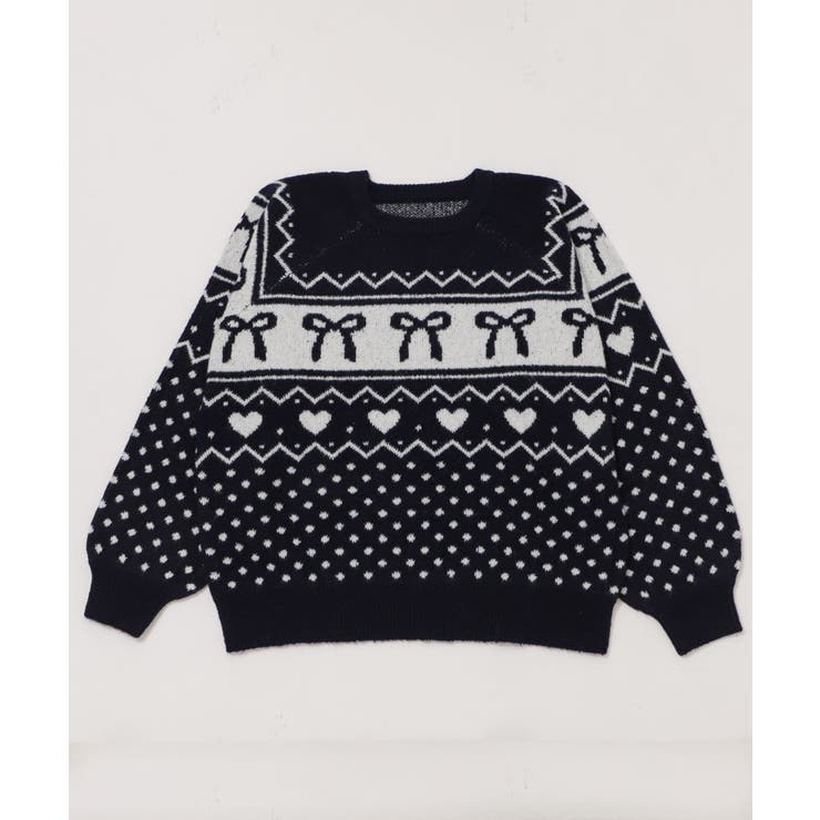 フラッフィーグラフィックニットBIGプルオーバー | WEGO【WOMEN】 | 詳細画像61 