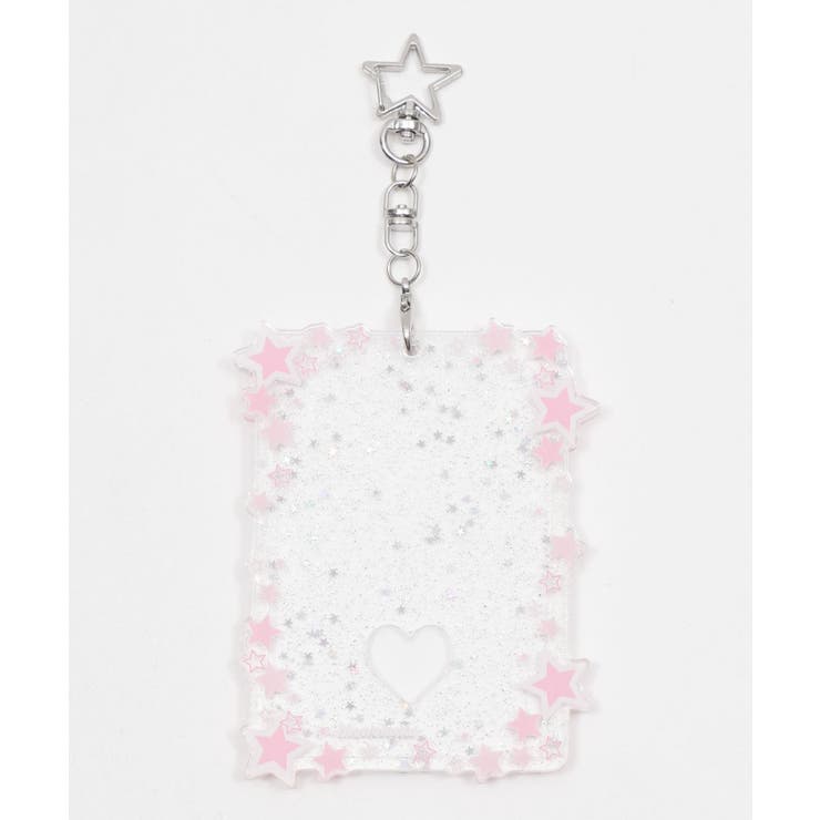 ライトピンク | キラキラスターカードホルダーキーホルダー | WEGO【WOMEN】