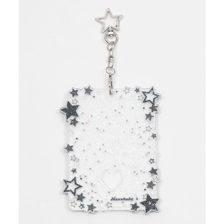 ブラック | キラキラスターカードホルダーキーホルダー | WEGO【WOMEN】