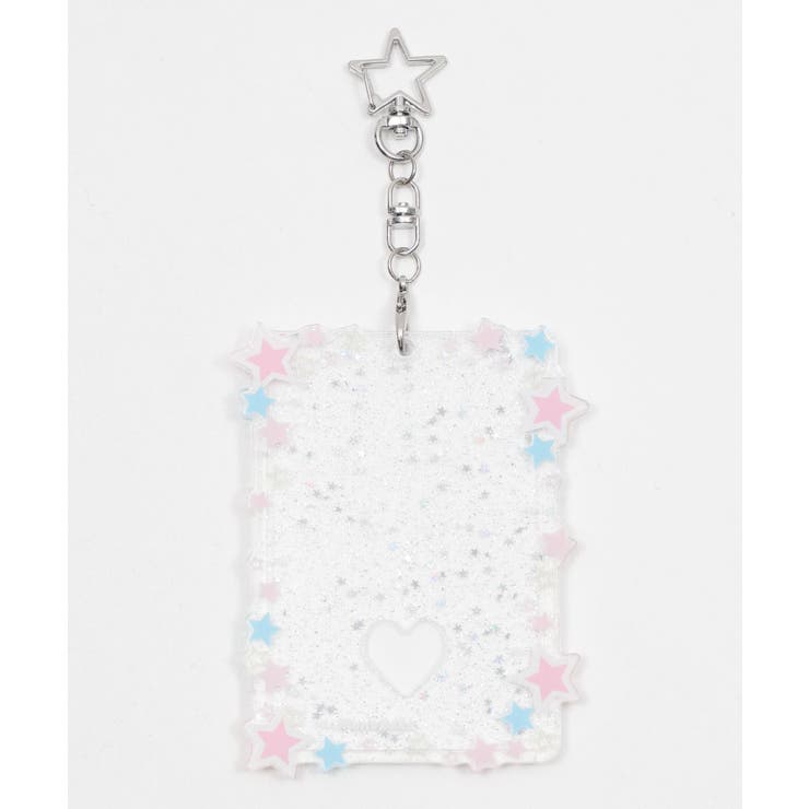 柄1 | キラキラスターカードホルダーキーホルダー | WEGO【WOMEN】