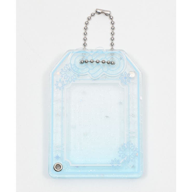 サックス | クリアお守りIDフォトケースキーホルダー | WEGO【WOMEN】