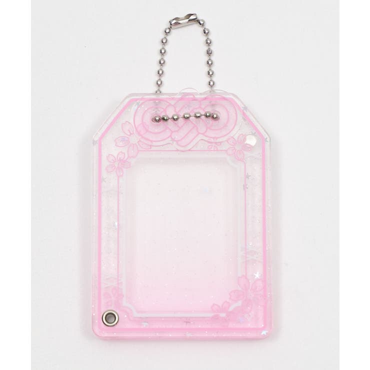 ピンク | クリアお守りIDフォトケースキーホルダー | WEGO【WOMEN】