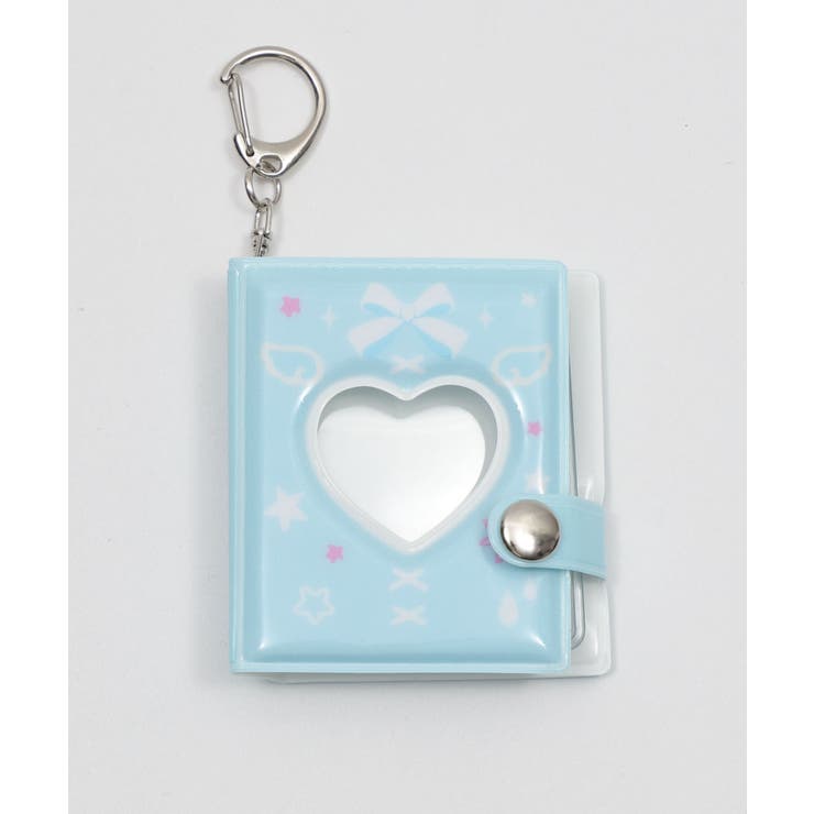 リボンハートIDフォトアルバムキーホルダー | WEGO【WOMEN】 | 詳細画像1 