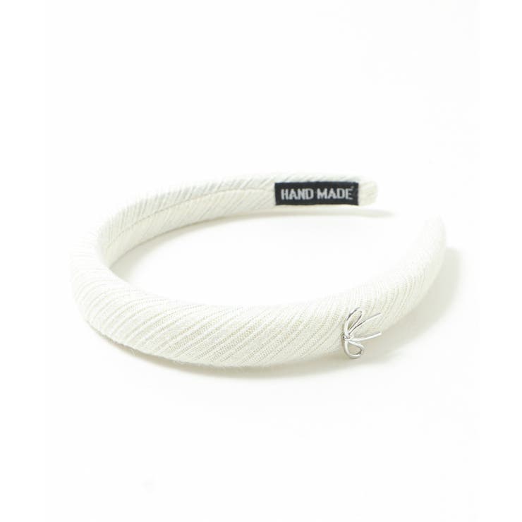 オフホワイト | Lリボンモチーフニットカチューシャ | WEGO【WOMEN】