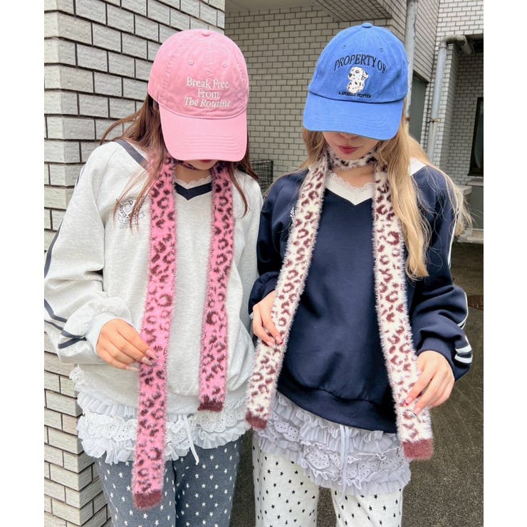 レオパードニットナローマフラー | WEGO【WOMEN】 | 詳細画像2 