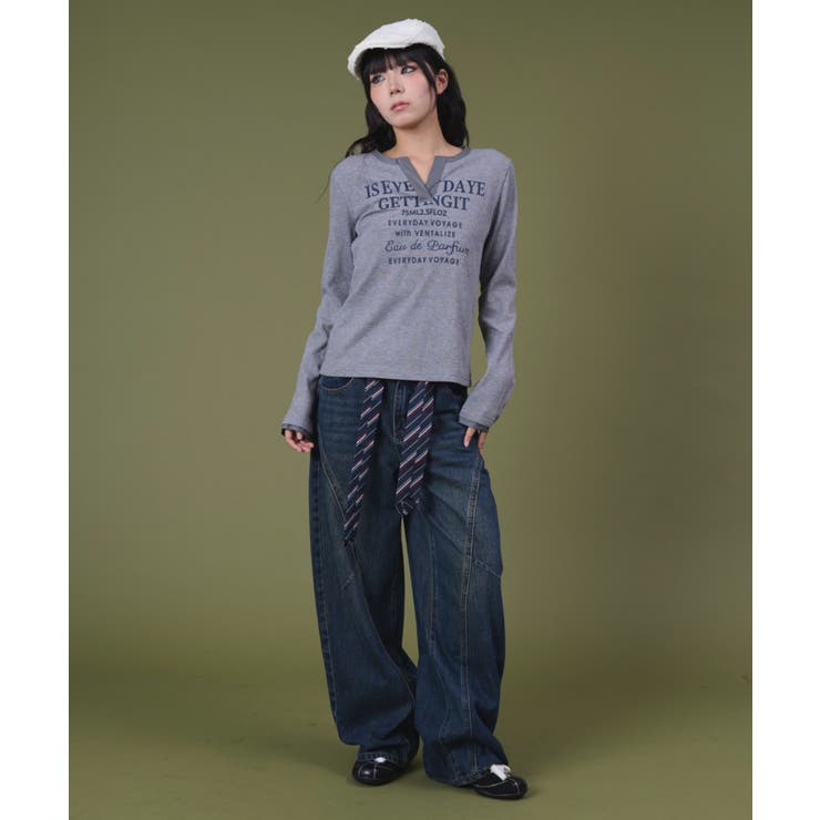 PUドッキングロゴトップ | WEGO【WOMEN】 | 詳細画像3 