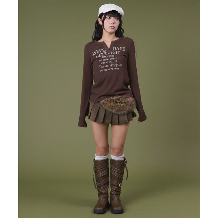 PUドッキングロゴトップ | WEGO【WOMEN】 | 詳細画像7 