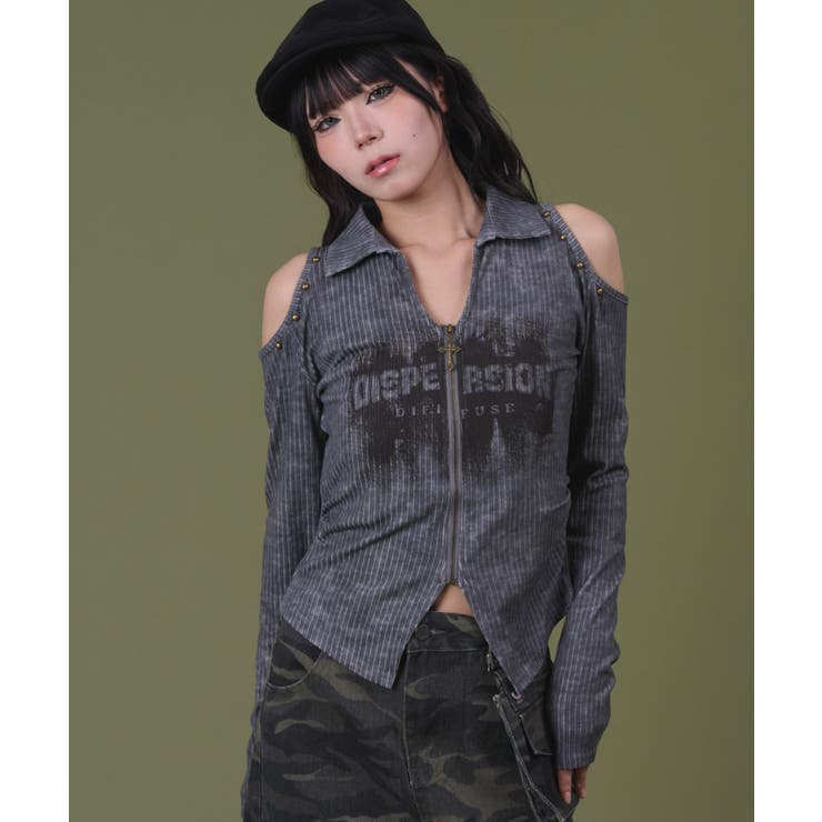 ショルダーデザインジップトップ | WEGO【WOMEN】 | 詳細画像8 