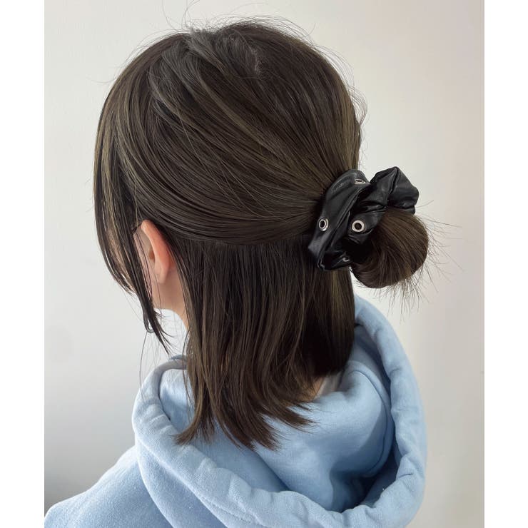 LアイレットデザインPUシュシュ | WEGO【WOMEN】 | 詳細画像1 