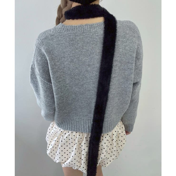 シャギーニットナローマフラー | WEGO【WOMEN】 | 詳細画像4 