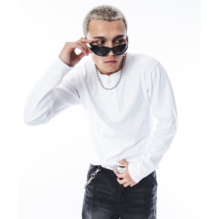 コンパクトフィットリブヘンリーネックT(LS) | WEGO【MEN】 | 詳細画像21 