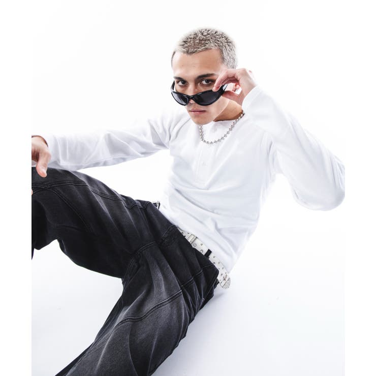 コンパクトフィットリブヘンリーネックT(LS) | WEGO【MEN】 | 詳細画像23 