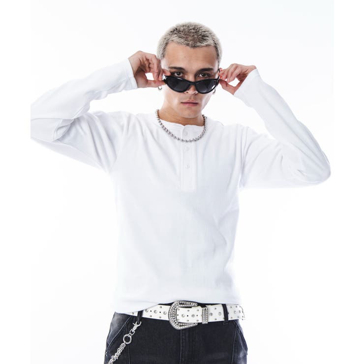 コンパクトフィットリブヘンリーネックT(LS) | WEGO【MEN】 | 詳細画像24 